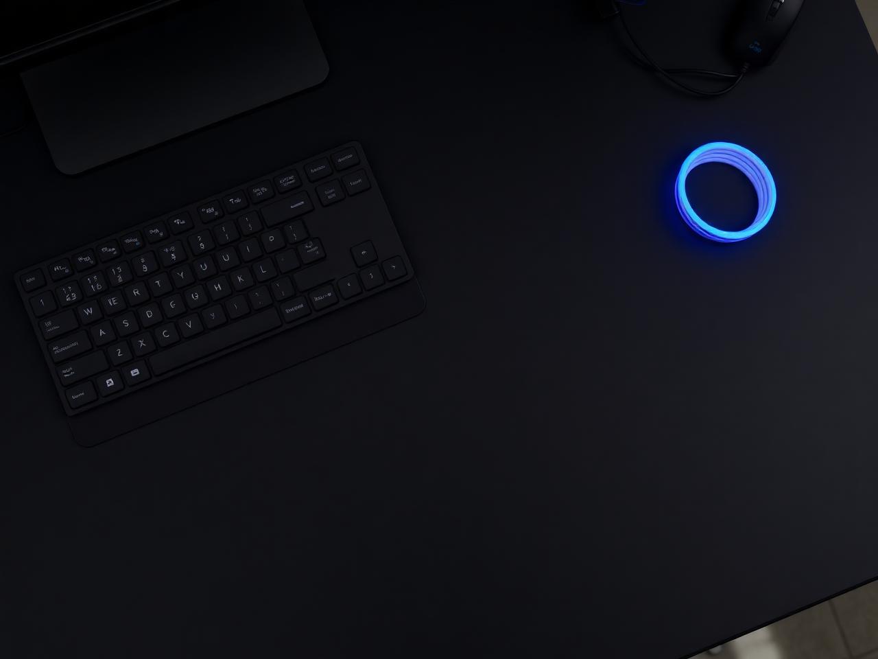 Minimal organized desk